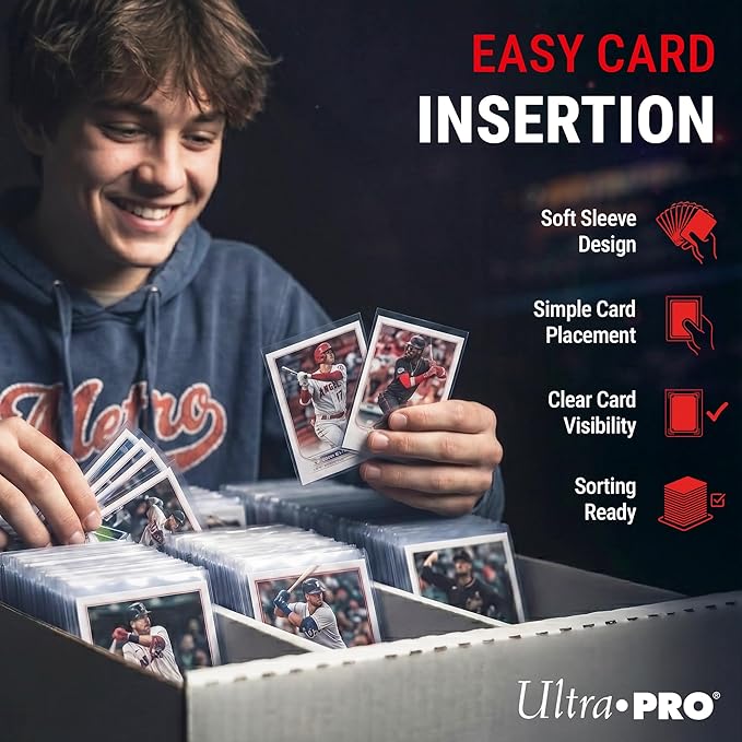 Ultra PRO Trading Card Clear Soft Sleeves 100-Pack - Standard Card Size