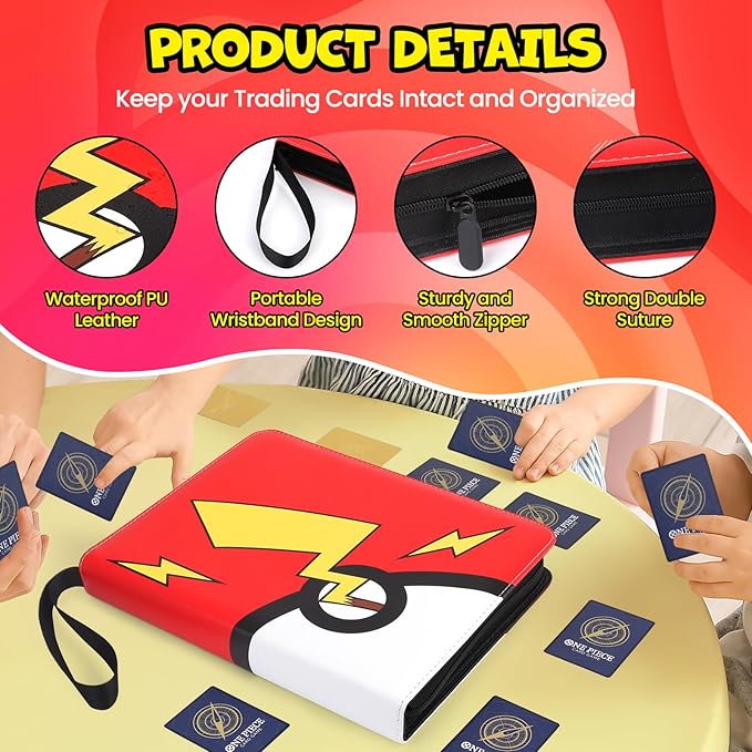 9-Pocket Trading Card Binder RED