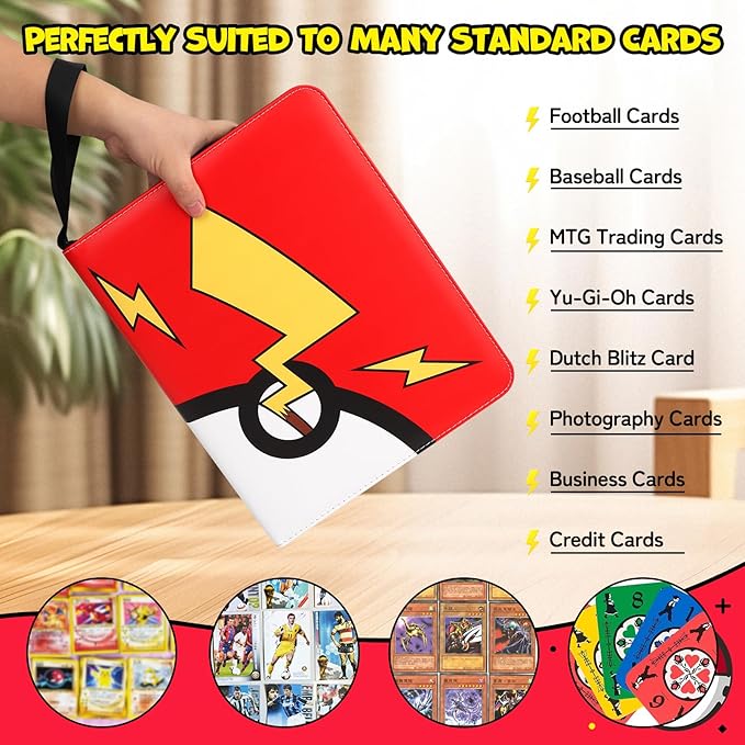 9-Pocket Trading Card Binder RED